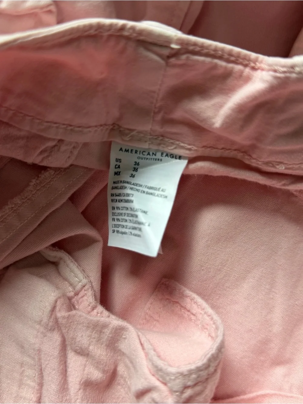 American Eagle Outfitters Chino Classic Fit Flex  Shorts Pink